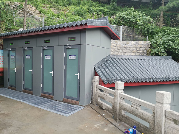 山东泰山仿古造型零排放循环冲水厕所